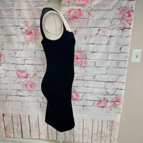 L'Agence  Women's Emma Little Cut Out Back Black Bodycon Party Dress Size XS