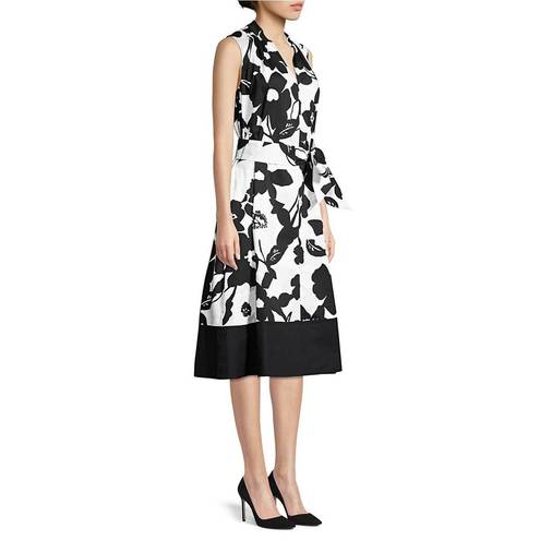 Natori  Garden Mandarin Dress - Floral - Black Multi/Neutral Black - S