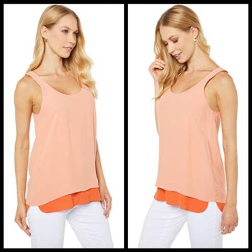 Equipment 💕💕 Roseau Tank Top Canyon Sun Rust Orange XS NWT