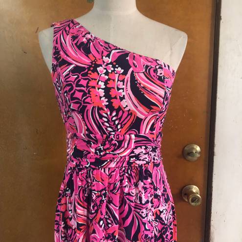 Lilly Pulitzer Lily Pulitzer summer dress. “Monico” one shoulder dress