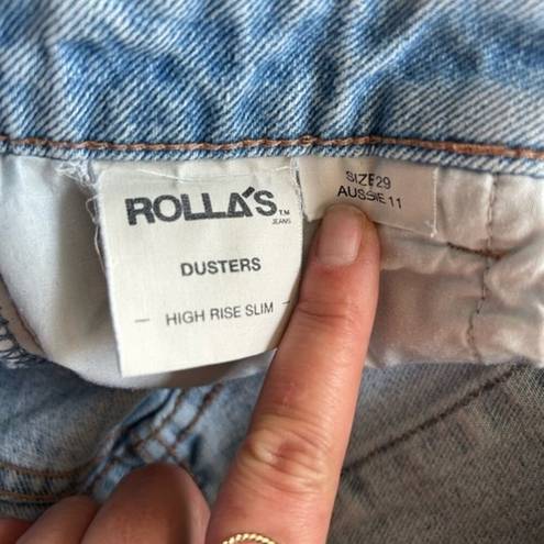 Rolla's  Dusters High Rise Slim Distressed Jeans - 29