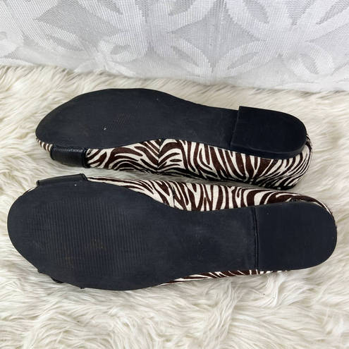 Fossil 5 for $25|  Maddox Calf Hair Animal Print Ballet Flats Size 6