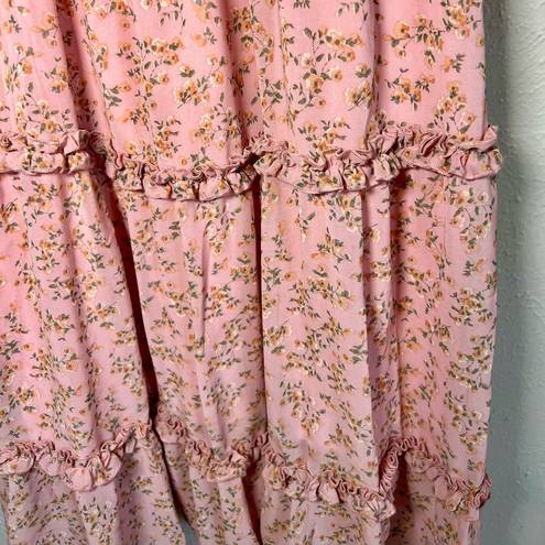 Petal and Pup  Vedas Midi Dress Pink Size 6