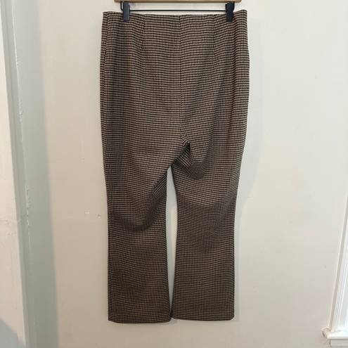 Tuckernuck  - Ashford High Rise Cropped Kick Hem Houndstooth Pants Business Career