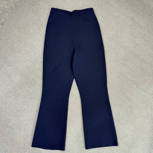 Tuckernuck  Compression Knit Ashford Pants Navy Blue Small Crop Pull On