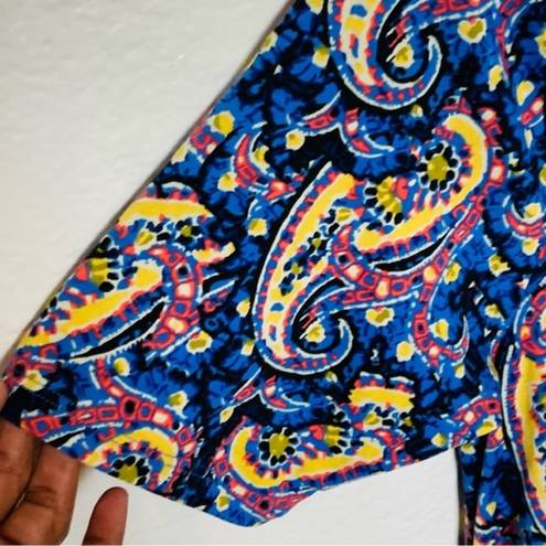 LuLaRoe 🔥🔥 $5 NWT  Paisley Print Flowy Scoop Neck Floral Print Blouse Sz M