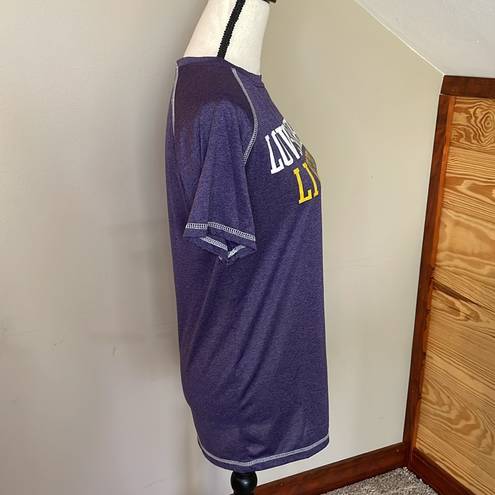 Proedge  LSU Tigers Purple Collegiate Short Sleeve Tee Small