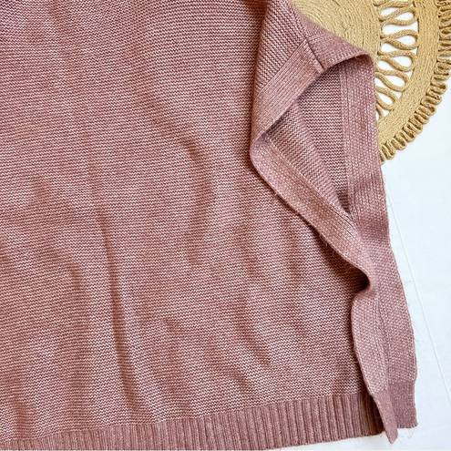 Universal Threads Universal Thread Mauve Pink Poncho Sweater