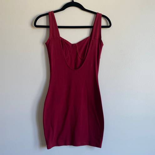 Charlotte Russe Open Back Bodycon Dress