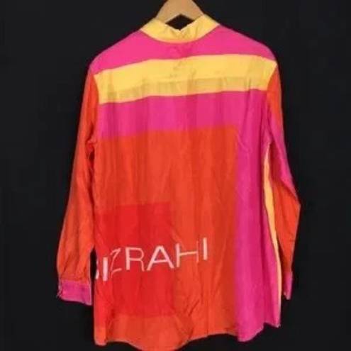 Isaac Mizrahi  for Target color block silk top