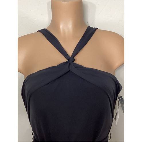 La Blanca New.  black swimsuit with tie. Retails $149. Size 14