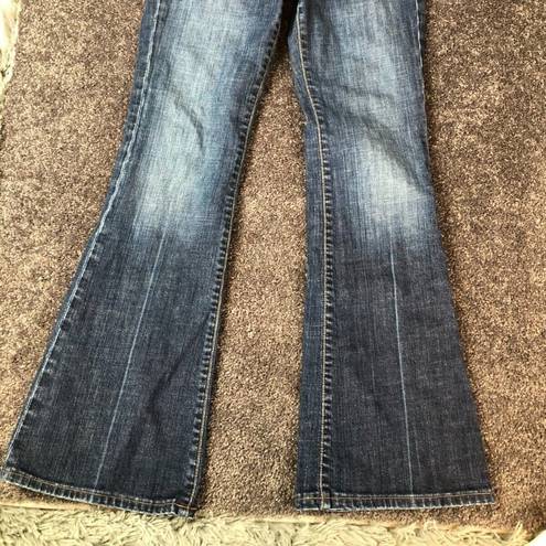 AG Adriano Goldschmied  The Club Flared Jeans Womens 28R Western Stretch Denim