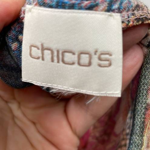 Chico's  Jackie Ikat Blend Cocoon Wrap