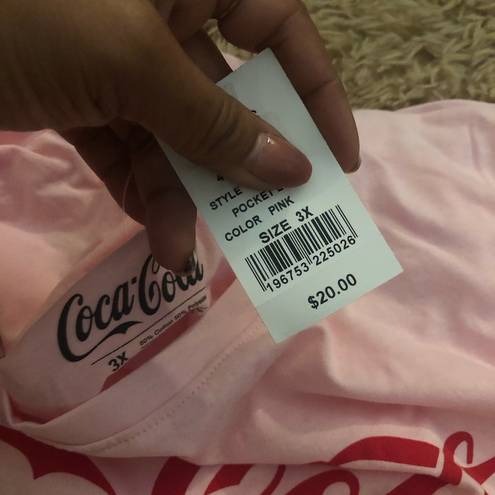 Coca-Cola Plus Size  3X Graphic Tee - Brand New