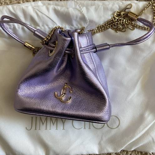 Jimmy Choo Metallic mini bag