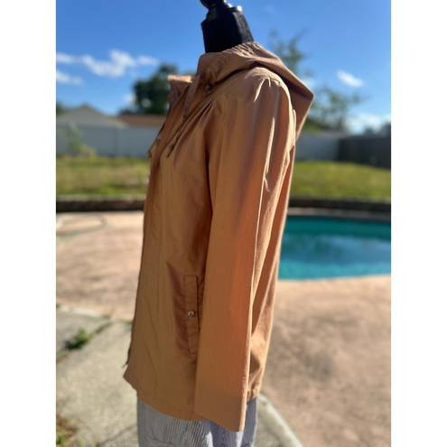 London Fog Vintage  Rain Coat - Women's Size 11/12 - Large - Peach - Small Flaw