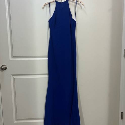 Badgley Mischka  Cobalt Blue Racing Gown Size 0 US $660