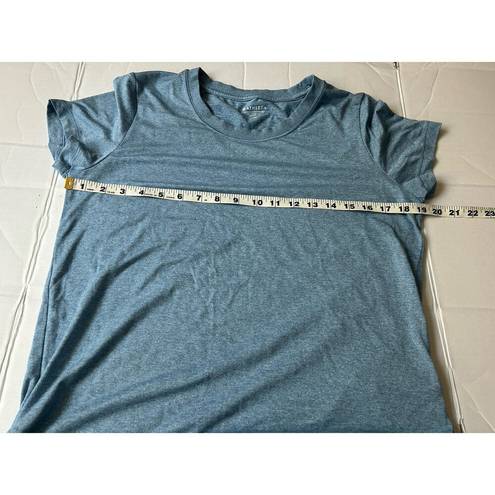 Athleta  Uptempo Tee Blue Short Sleeve Size M