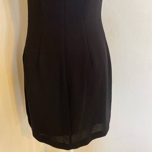 CDC Wear Vintage Women’s Sz 6 Strappy Back Fitted Little Black Party Dress