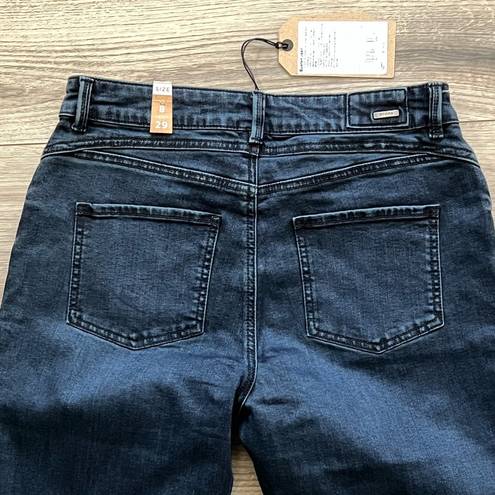 prAna NWT  Women’s Buxton Boyfriend Fit Jeans In Dark Wash Denim Deep Blue | 8/29