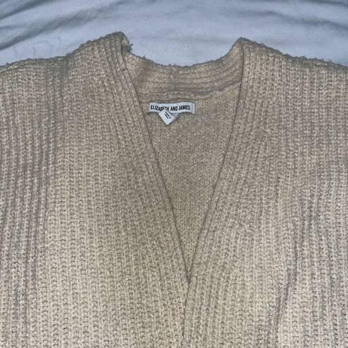 Elizabeth and James  1X XL Tan Cardigan