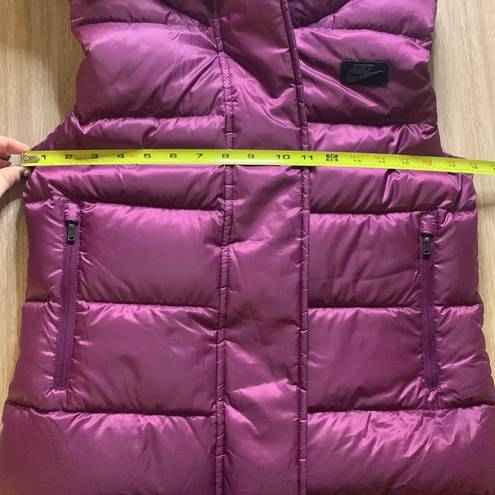 Nike  Hooded Duck Down Puffer Vest Size Small!