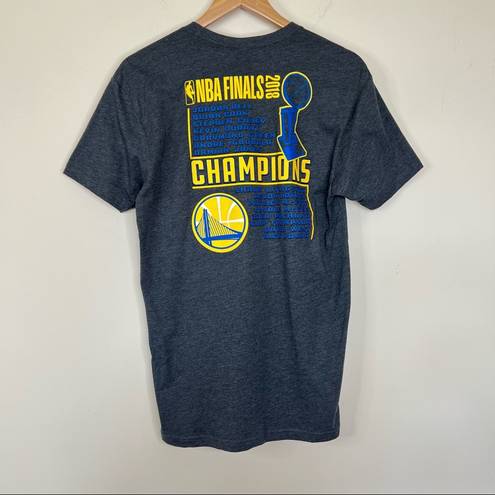 Nba Golden State Warriors 2018  finals champions gray short sleeve tee shirt