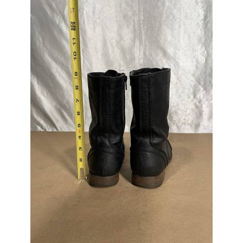 Candie's  Canash Black Combat Moto Boots Women’s Sz 9 M