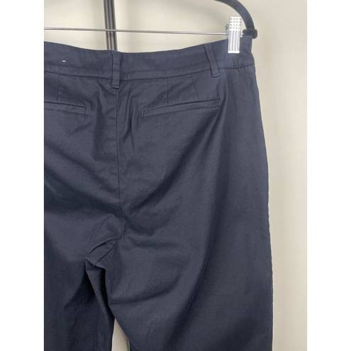 Talbots  Indigo Blue Women’s Straight Leg Mid-Rise Perfect Crop Pants Size 10P