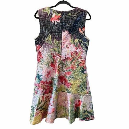 Natori  Birds Of Paradise Jacquard Shimmer Dress Size 10 NEW Bridal Wedding