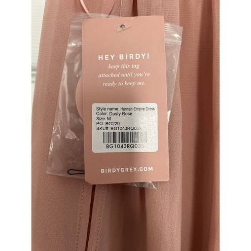 Birdy Grey  Hannah Empire Bridesmaid, Formal, Prom, Dusty Rose Dress Gown Size M