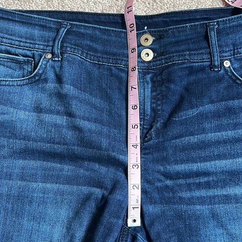 INC  Denim  Regular Fit Boyfriend High Rise Dark Blue Jeans  Size 10