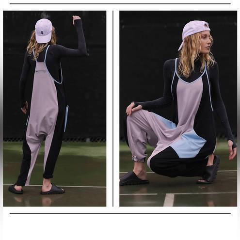 Free People Movement FP Movement Hot Shot Onesie Colorblock in Raindrop Combo SM