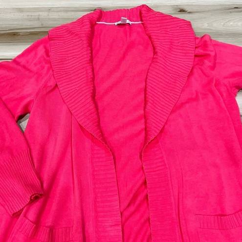 Isaac Mizrahi  Pink Cardigan Sweater Women’s 1XL