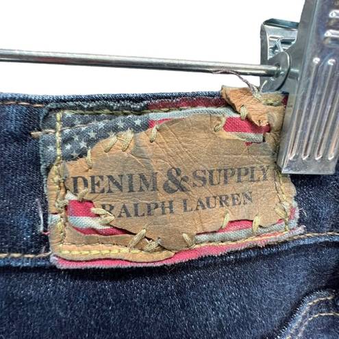 Denim & Supply  Ralph Lauren Womens Skinny Denim Jeans Size 27/32 Blue Mid Rise