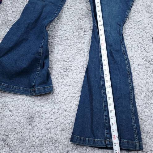 Wrangler  Retro High Rise Flare Trumpet Flare Jeans Bell Bottom Size 30 X 34 Hemp