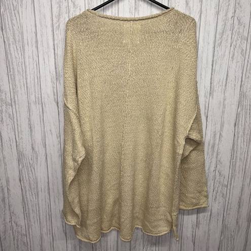 Aerie Womens Size L  Cream Oversized Sweater NWT