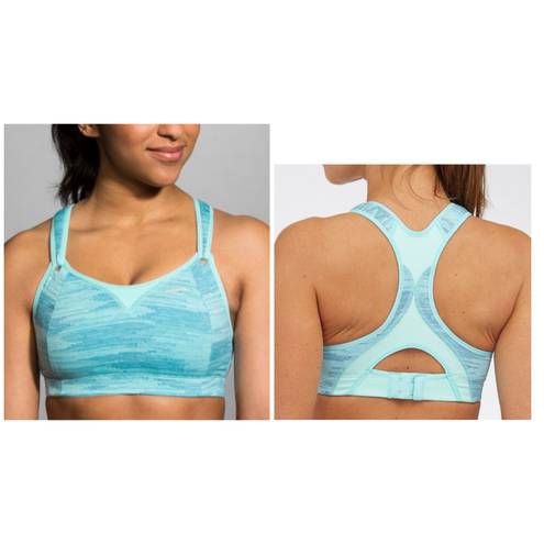 Brooks sports bra size 32B blue Rebound Racer