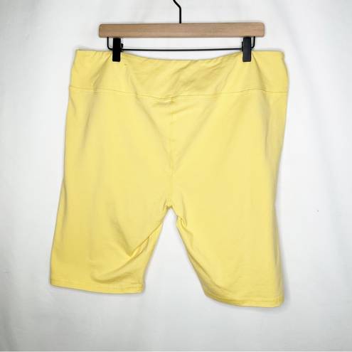 Mate the Label  Yellow Biker Shorts NWT in 3X