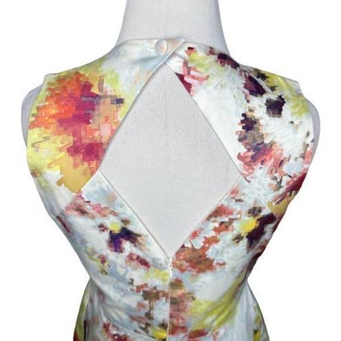 Hunter Bell Anthropologie‎  New York Kukka Tea Sleeveless Watercolor Dress Size 4