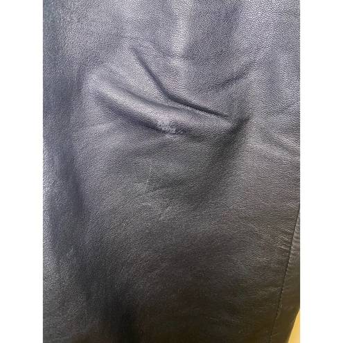 Laundry by Shelli Segal Y2K Pants  Black Leather Pants SIZE 6