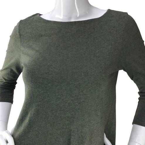 J.Jill  Pure Jill Womens Size XS Green TShirt Top Round Neck Comfort