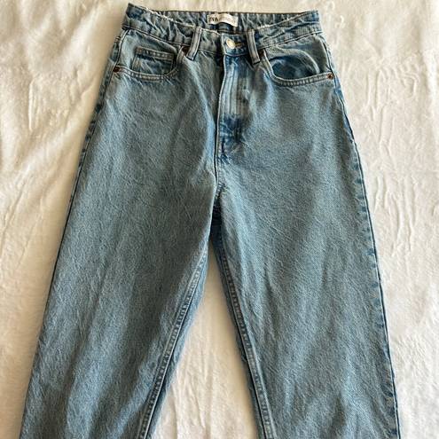 ZARA Light Washed Straight Leg Jeans