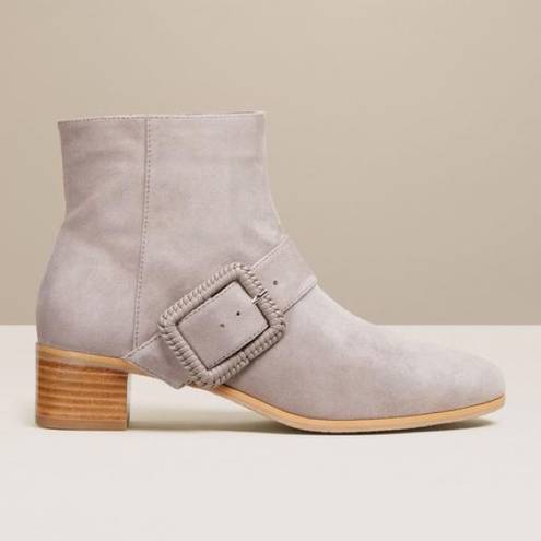 Jack Rogers NEW  Izzy Suede Bootie Gray 7.5