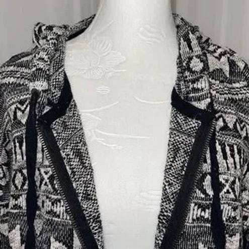 American Eagle Outfitters Hoodie Zip up Aztec Tribal Southwestern Navajo Geometric Print Pattern Sweater S