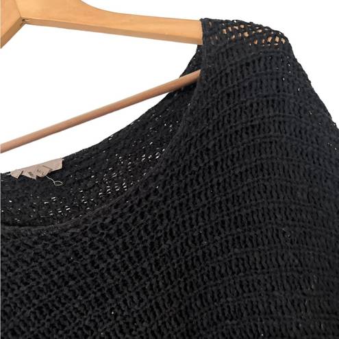 Helmut Lang Vintage  Crochet Ponchó Sweater Tunic