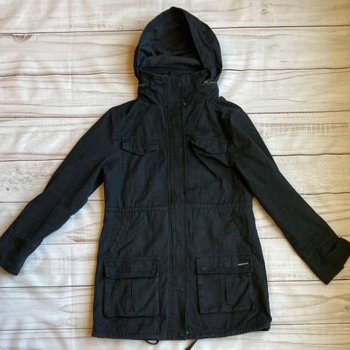 Nixon Black Intelligence Military Utility Jacket Size M