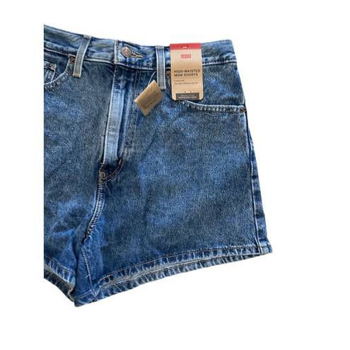 Levi’s LEVIS High Waisted Denim Mom Shorts Size 29 NEW