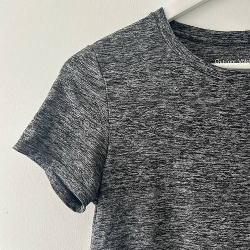 Outdoor Voices  Heathered Gray Athletic Tee Sz XS