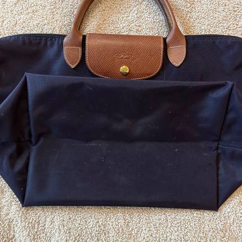 Longchamp Purple Le Pliage Tote